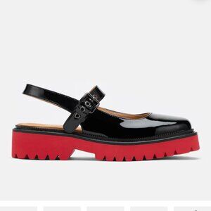 Marc Nolan women's Luna Black/Red Mary jane
